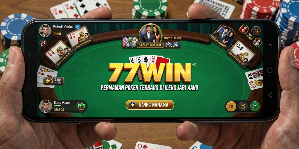 Screenshot tampilan permainan poker yang seru dan mendebarkan.