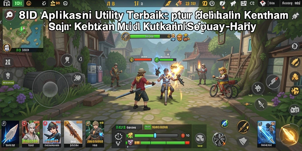 Tampilan antarmuka 8ID yang sederhana dan fungsional.