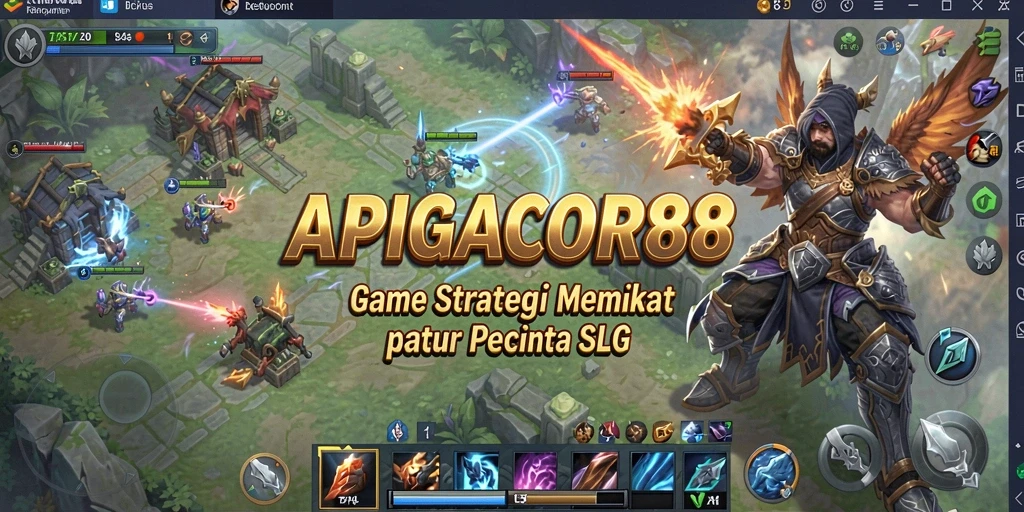 Tangkapan layar utama APIGACOR88 menampilkan aksi gameplay SLG yang mendebarkan.