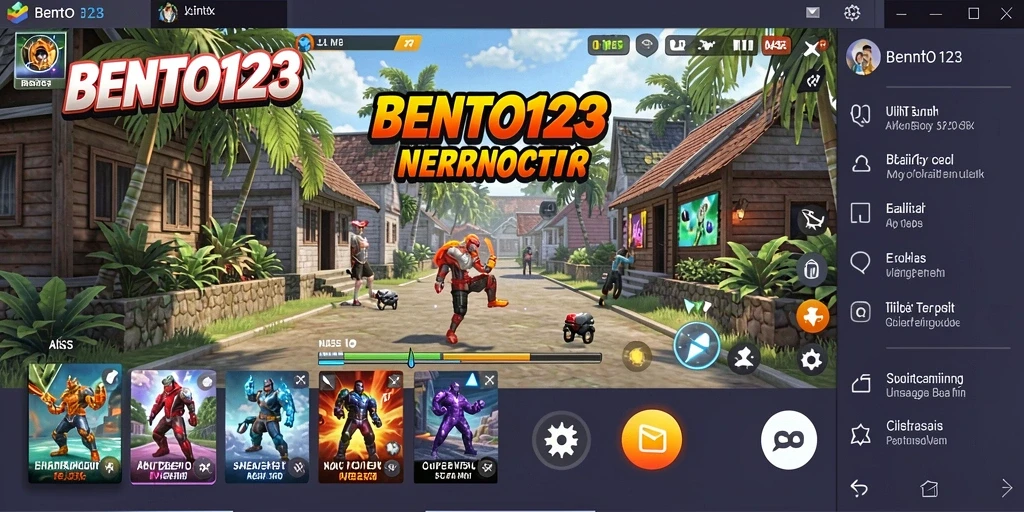 Tampilan antarmuka BENTO123 yang sederhana dan efektif.