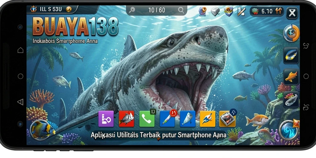 Screenshot BUAYA138 menunjukkan tampilan antarmuka aplikasi Utility yang efisien.