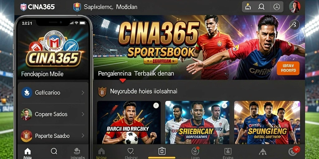 Tampilan menarik dari gameplay aplikasi Sportsbook CINA365.