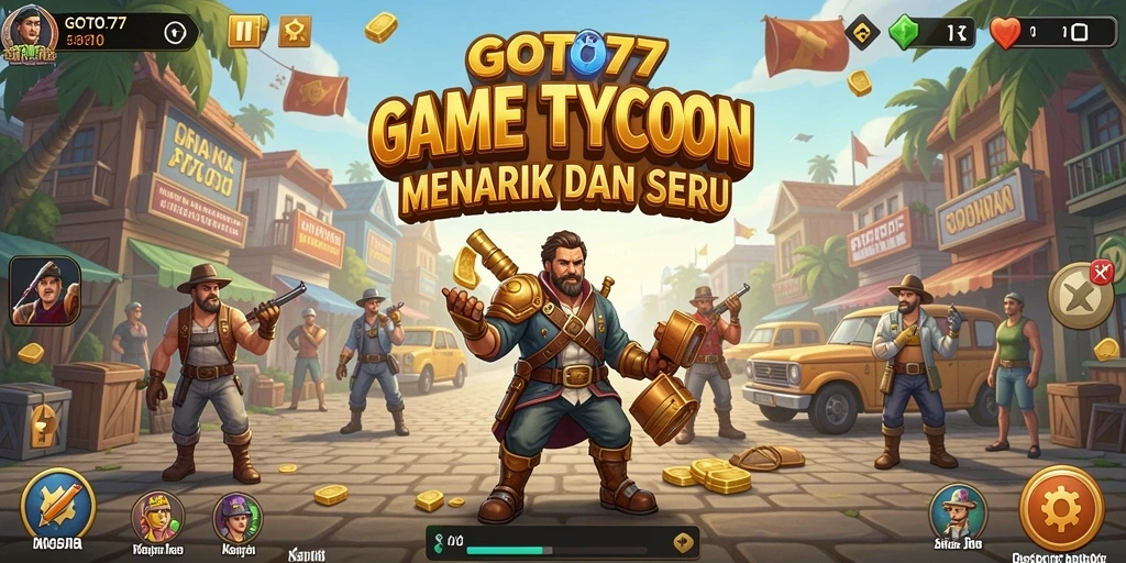 Tampilan gameplay GOTO77 dengan fitur Tycoon yang menarik.