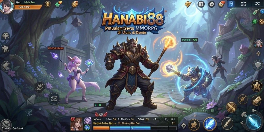 Tampilan gameplay seru dalam dunia <strong>HANABI88</strong> yang memukau.