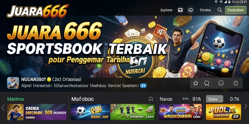 Tampilan screenshot JUARA666 dengan antarmuka sportsbook yang menarik.