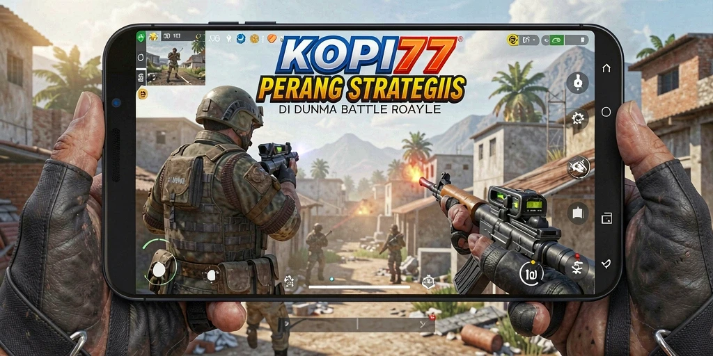 Tampilan gameplay KOPI77 yang mendebarkan saat bertarung di pulau.