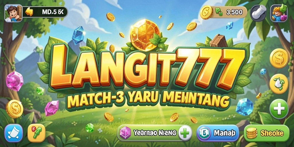 Tampilan gameplay LANGIT777 yang menarik dan penuh warna.