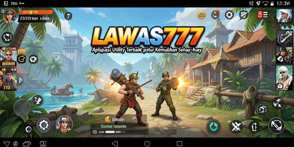 Tampilan antarmuka sederhana dan intuitif LAWAS777.