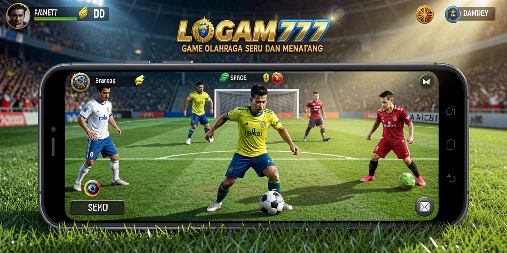 Tampilan menarik dari gameplay LOGAM777 yang penuh aksi olahraga.