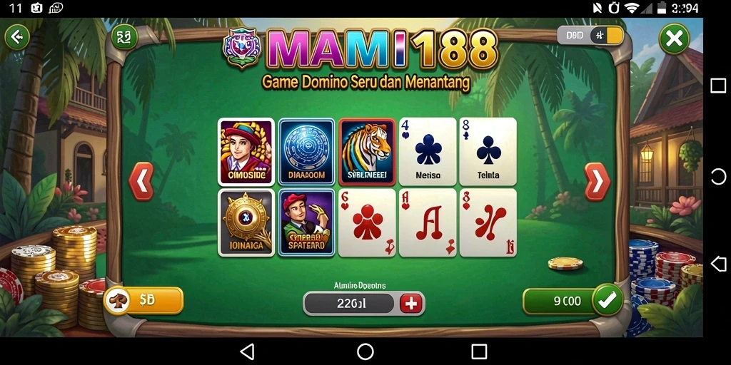 Gameplay MAMI188 yang menarik dan penuh strategi dalam permainan Domino.