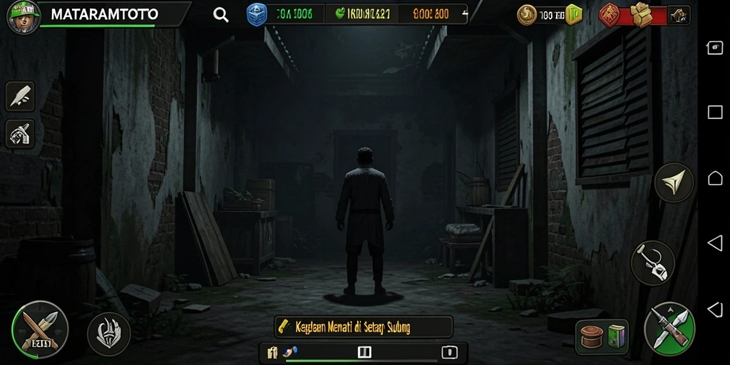 Tampilan menegangkan dari gameplay MATARAMTOTO dengan suasana Horror yang kental.