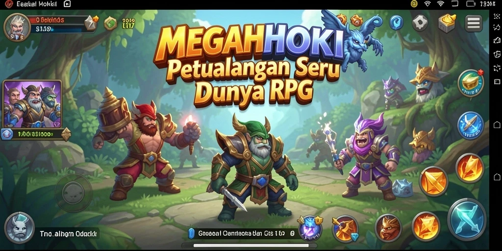 Tampilan gameplay menakjubkan dari MEGAHOKI yang mengasyikkan.