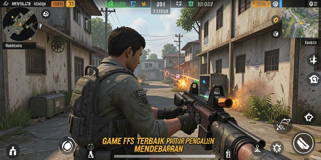 Tampilan gameplay intens dari MENYALA78 dengan pertempuran seru.