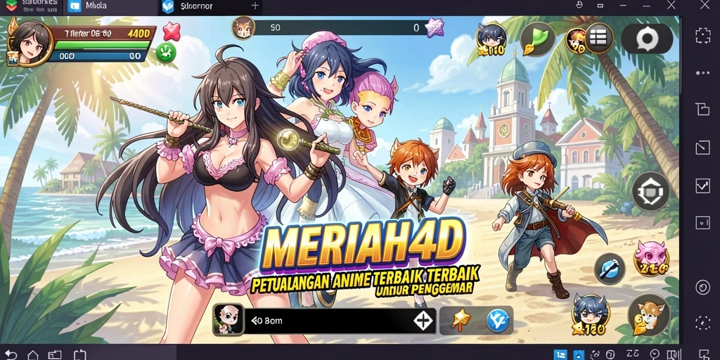 Screenshot gameplay dari MERIAH4D yang memukau.