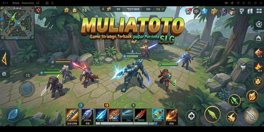 Tampilan gameplay seru dari MULIATOTO yang penuh strategi.