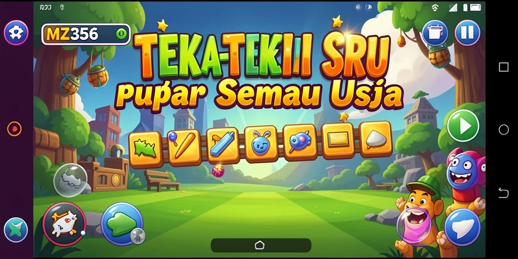 Tampilan gameplay menarik dalam game Puzzle MZ356.