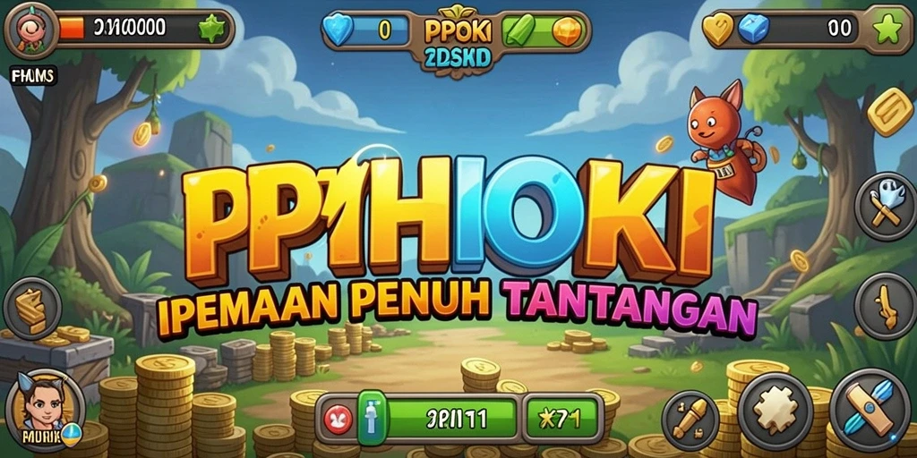 Screenshot gameplay PPHOKI menampilkan aksi Idle yang seru.