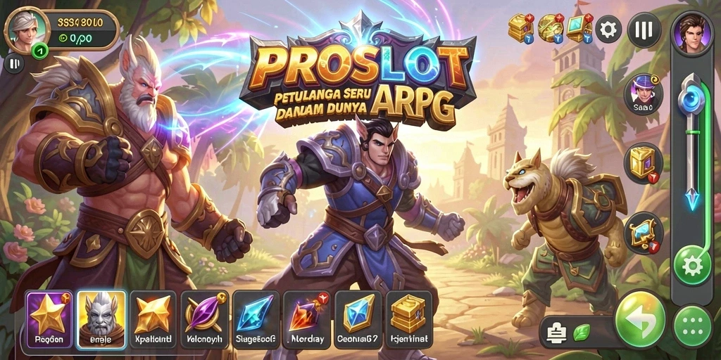 Gameplay menantang dan eksplorasi seru PROSLOT dalam dunia ARPG.
