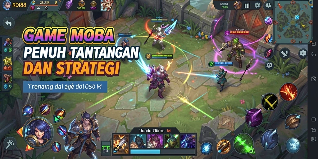 Tangkapan layar gameplay menarik dari RDI88 menunjukkan pertempuran tim.