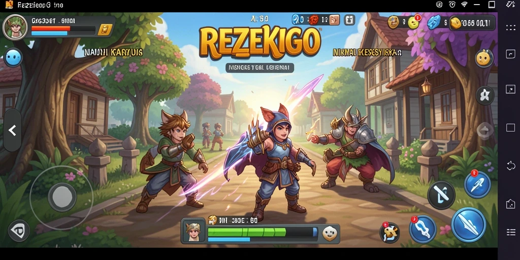 Skrinsut gameplay seru dari REZEKIGO yang penuh warna.
