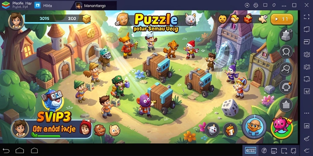 Tampilan utama gameplay SVIP3 yang menantang dan mengasyikkan.
