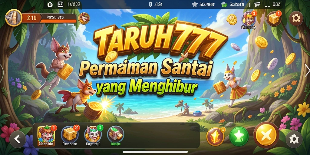 Screenshot TARUH777 menampilkan tampilan gameplay yang penuh warna.