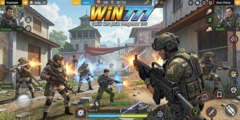 Screenshot gameplay <strong>WIN777</strong> menunjukkan aksi taktis yang mendebarkan dan grafis yang luar biasa.